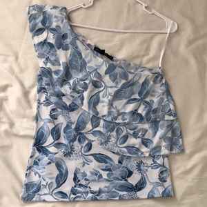 White House Black Market One Shoulder Top